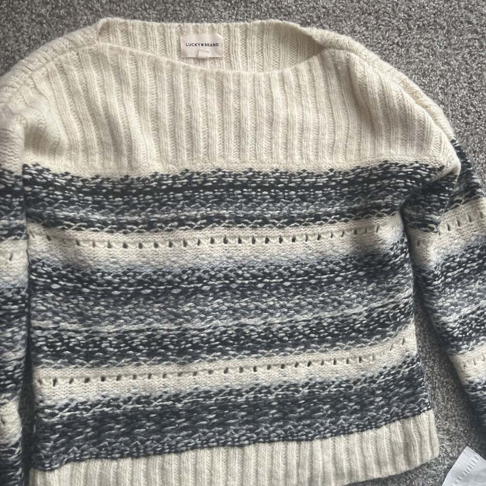 Lucky Brand Fair Isle Boatneck Sweater